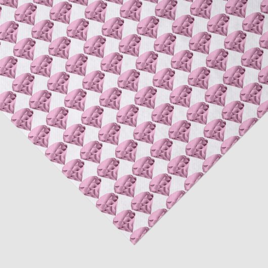 Pink Diamonds Pattern Tissuepapier (Detail)