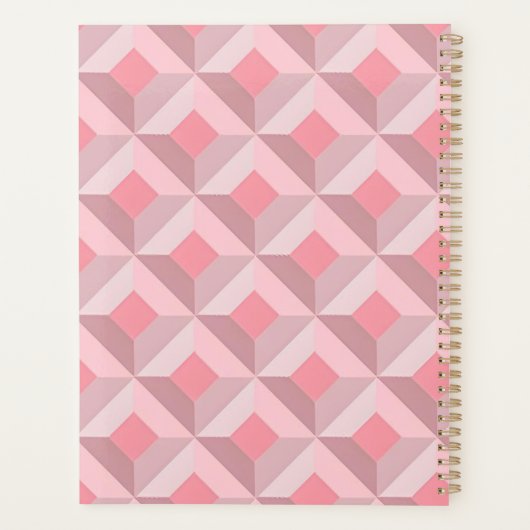 Pink Diamonds Planner (Achterkant)
