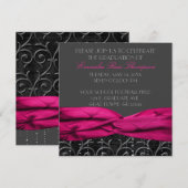 PINK DIAMONDS-uitnodiging Kaart (Voorkant / Achterkant)