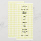 Pink Diamonds Weddenschap Menu (Voorkant / Achterkant)