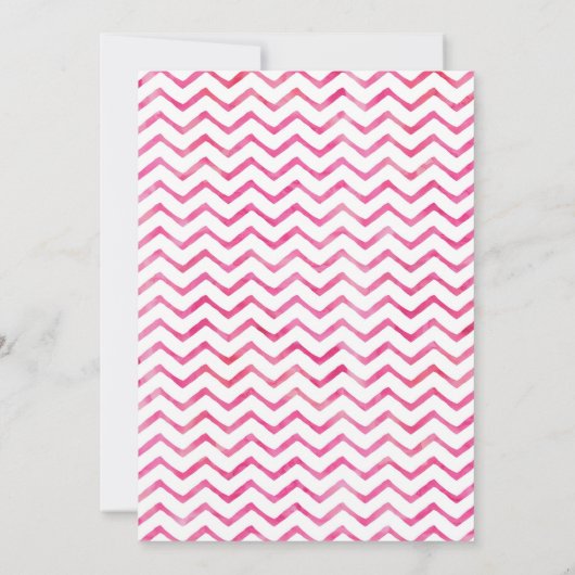 Pink Dinosaur Birthday Uitnodiging (Achterkant)