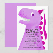 Pink Dinosaur Princess Birthday Party