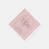 Pink Disco Boogie Vrijgezellenfeest Servet (Hoek)