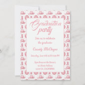 Pink Disco Cowgirl Afstuderen Kaart (Voorkant)