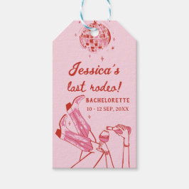 Pink Disco Cowgirl Bachelorette Party Cadeaulabel