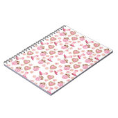 Pink Disco Cowgirl Spiral Notebook Notitieboek (Linkerzijde)