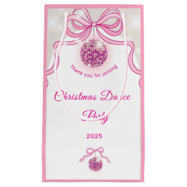 Pink Disco Sparkle Girls’ kerstfeest Klein Cadeauzakje