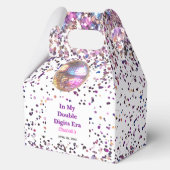 Pink Disco Trendy In My Double Digits Era Birthday Bedankdoosjes (Voorkant)