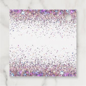 Pink Disco Trendy In My Double Digits Era Birthday Bedankjes Labels (Achterkant)