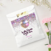 Pink Disco Trendy In My Double Digits Era Birthday Bedankzakje (Gezegeld)