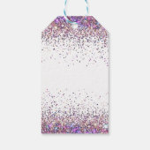 Pink Disco Trendy In My Double Digits Era Birthday Cadeaulabel (Achterkant)