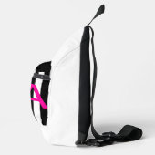 Pink Diva zwart/wit Sling Bag (Rechts)