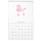 Pink Dog Custom Business Kalender (Feb 2027)