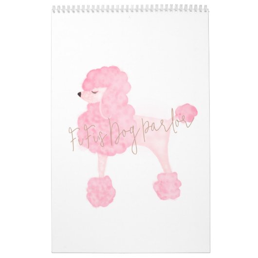 Pink Dog Custom Business Kalender (Hoes)