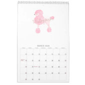 Pink Dog Custom Business Kalender (Mar 2026)