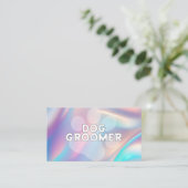 Pink Dog Grooming Visitekaartje (Staand voorkant)