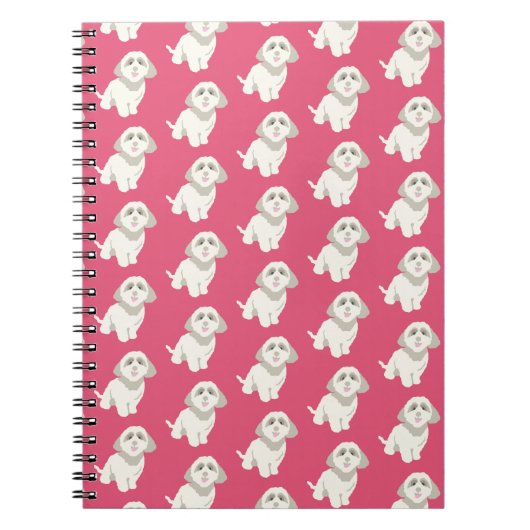 Pink Dog-Notitieboek Notitieboek (Voorkant)