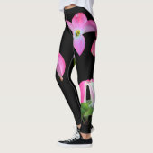 Pink Dogwood Bloemenprint Leggings (Links)