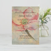 Pink Dogwood Flower Vrijgezellenfeest Kaart (Staand voorkant)