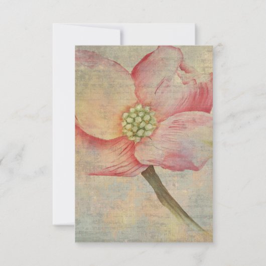 Pink Dogwood RSVP (Achterkant)