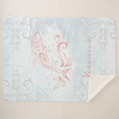 Pink Dolphin Specialized Sherpa Blanket Deken (Voorkant (horizontaal))