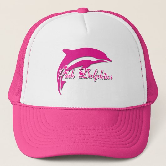 PINK DOLPHINS TRUCKER HATS PET (Voorkant)