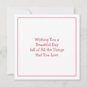 Pink Donut and Coffee | Keeping in Touch Kaart (Achterkant)