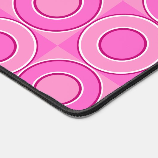 Pink Donut Check Bureaumat (Hoek)