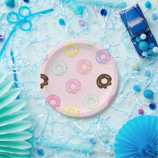 Pink Donut Party Bord (Feest)