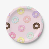 Pink Donut Party Bord (Voorkant)