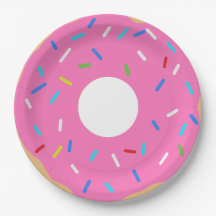 Pink Donut With Sprinkles