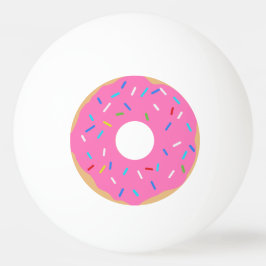 Pink Donut With Sprinkles Pingpongbal