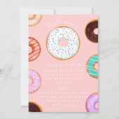 Pink Donuts-Baby shower Kaart (Voorkant)