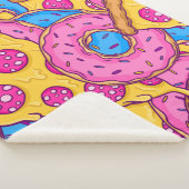 pink donuts pizzadonuts sherpa deken (3/4)