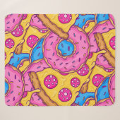pink donuts pizzadonuts sherpa deken (Voorkant (horizontaal))