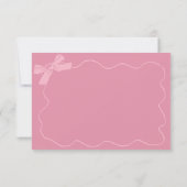 Pink Doodle Baby is Brouwen Bedankt Card (Achterkant)