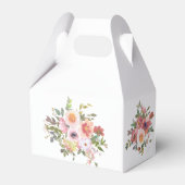 Pink Dragon Baby Shower "Thanks For Roaring By"  Bedankdoosjes (Achterkant)