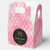 Pink Dragon Scales Gouden Verjaardag Dank u Bedankdoosjes (Geopend)