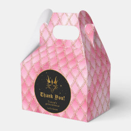 Pink Dragon Scales Gouden Verjaardag Dank u Bedankdoosjes
