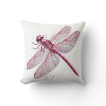 Pink Dragonfly Natuur Geïnspireerde Kunst