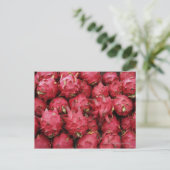 Pink Dragonfruit gestapeld samen Briefkaart (Staand voorkant)
