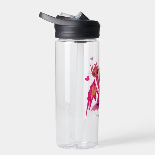Pink dragons waterfles (Rechts)