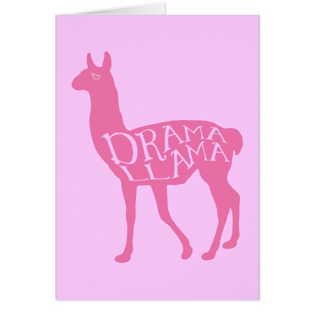 Pink Drama Llama (Voorkant)