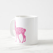 Pink Drama Llama Koffiemok (Voorkant links)