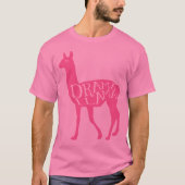 Pink Drama Llama T-shirt (Voorkant)