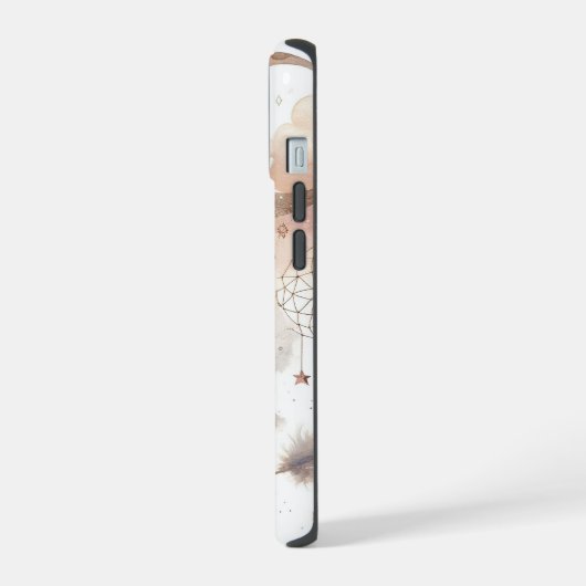 Pink Dream Catcher iPhone 15 Case (Linkerkant)