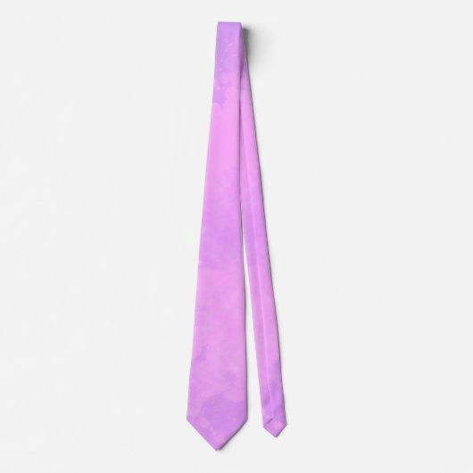 Pink Dream Cloud Effect Stropdas – Opvallen in sti (Voorkant)