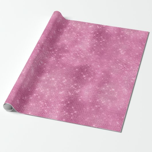 Pink Dream Sparkle Cadeaupapier (Uitgerold)