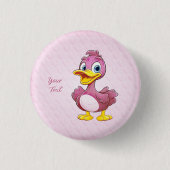 Pink Duck Button (Voorkant)