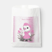 Pink Duck Favor Bag Bedankzakje (Voorkant)